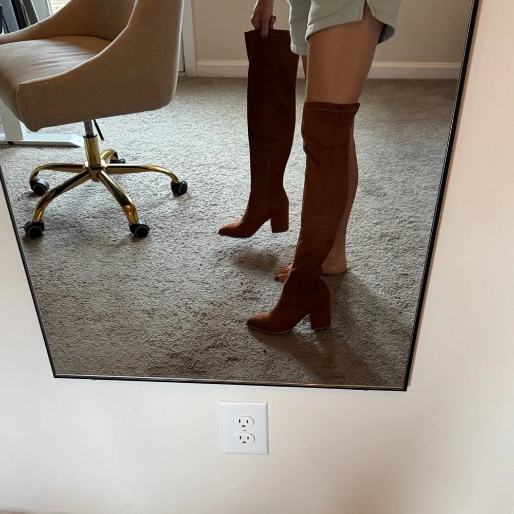 Brown Over-the-Knee jacey Boots
